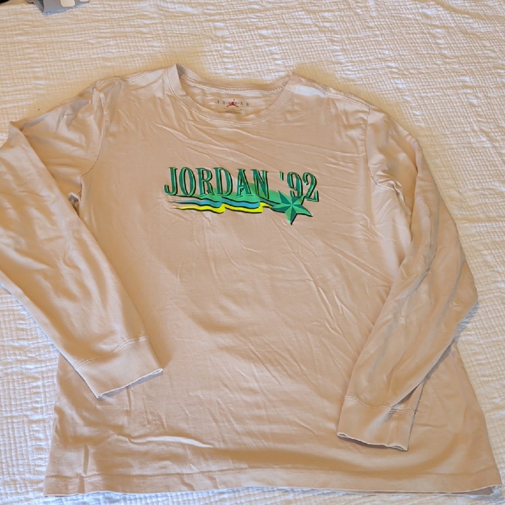 Jordan '92 Beige Long Sleeve Shirt